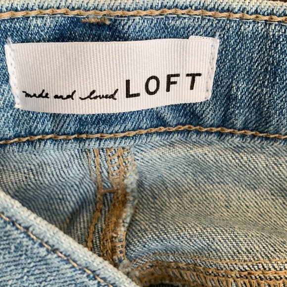 Loft Super Soft Girlfriend Jean Light Wash Current Style Size 0 / 25 Sold Out 🌺 - Picture 7 of 7